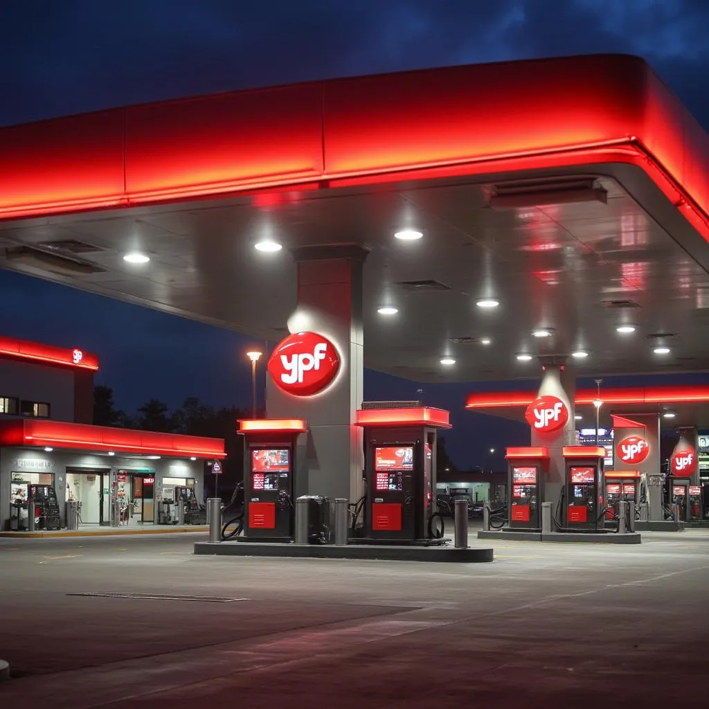 Surtidores de combustible YPF